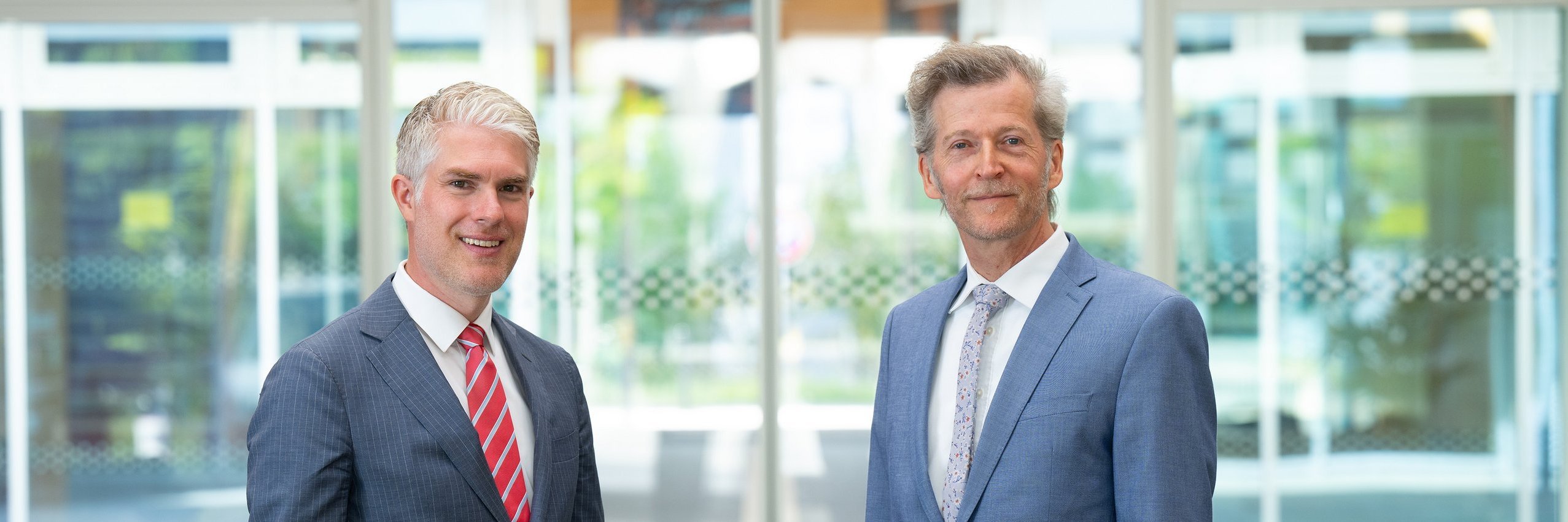 Die Honorarprofessoren Sebastian Konrads (links) und Christoph Pöllmann (rechts). Foto: Markus Schmidt