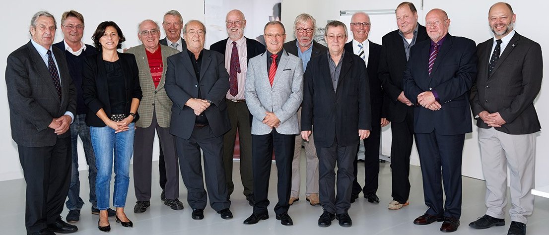 Gruppenbild Jubiläums-Diplome im Fb Architektur