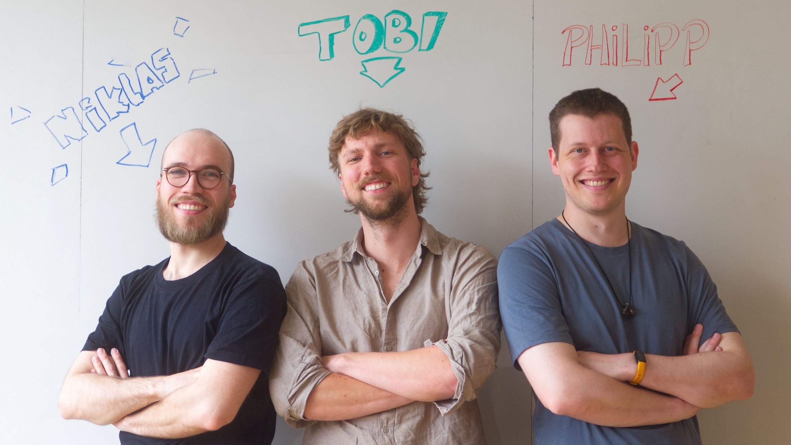 Niklas, Tobi und Philipp von Mount EverQuest