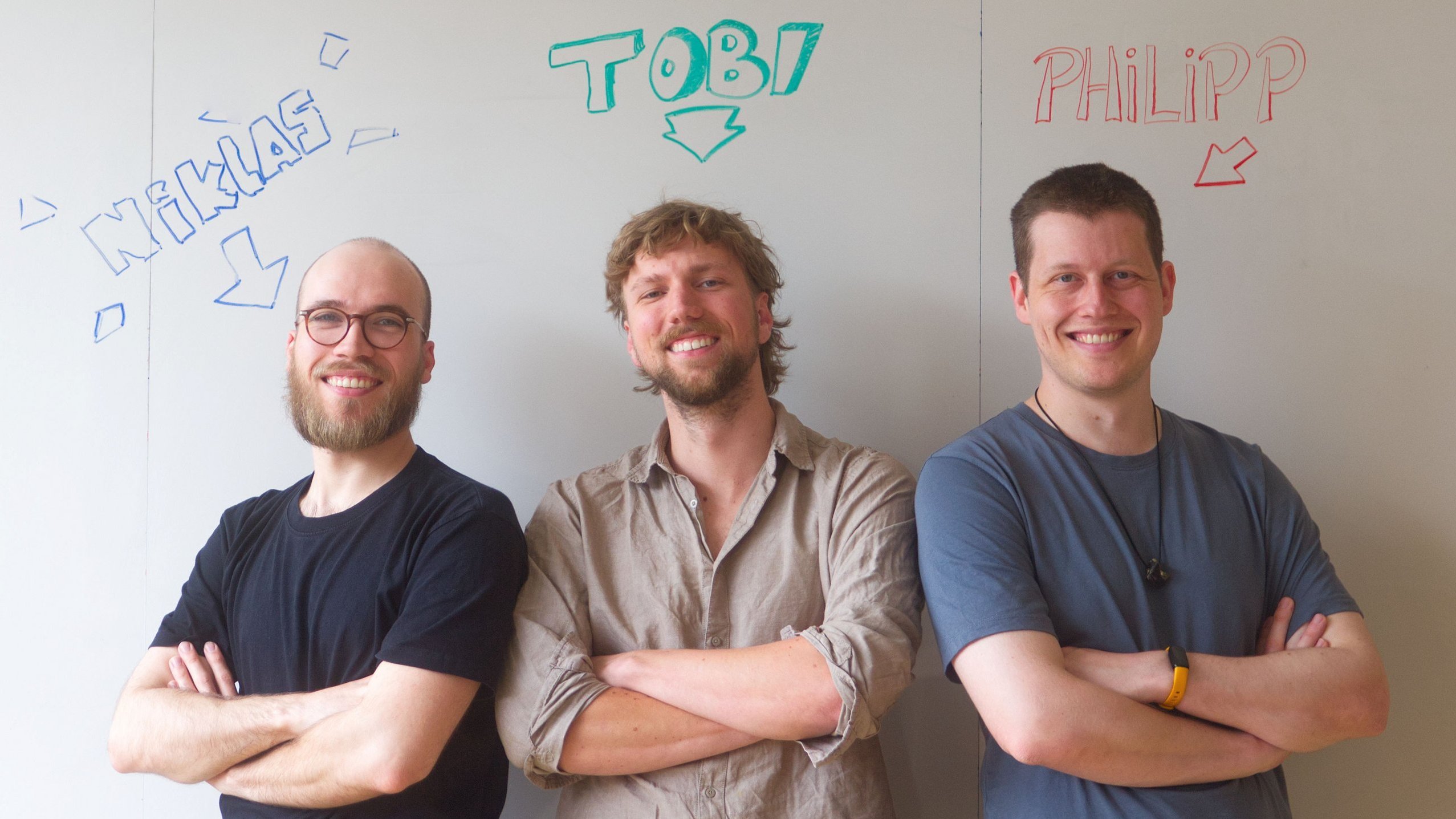 Niklas, Tobi und Philipp von MEQ