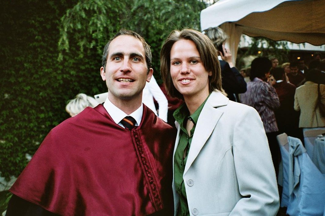 Björn Bundschuh 2005 mit seiner späteren Frau Ines