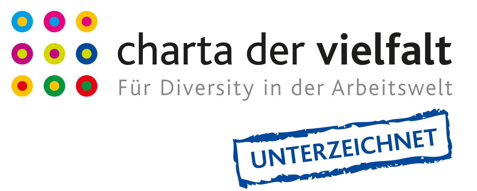 Logo "Charta der Vielfalt - Unterzeichnet"